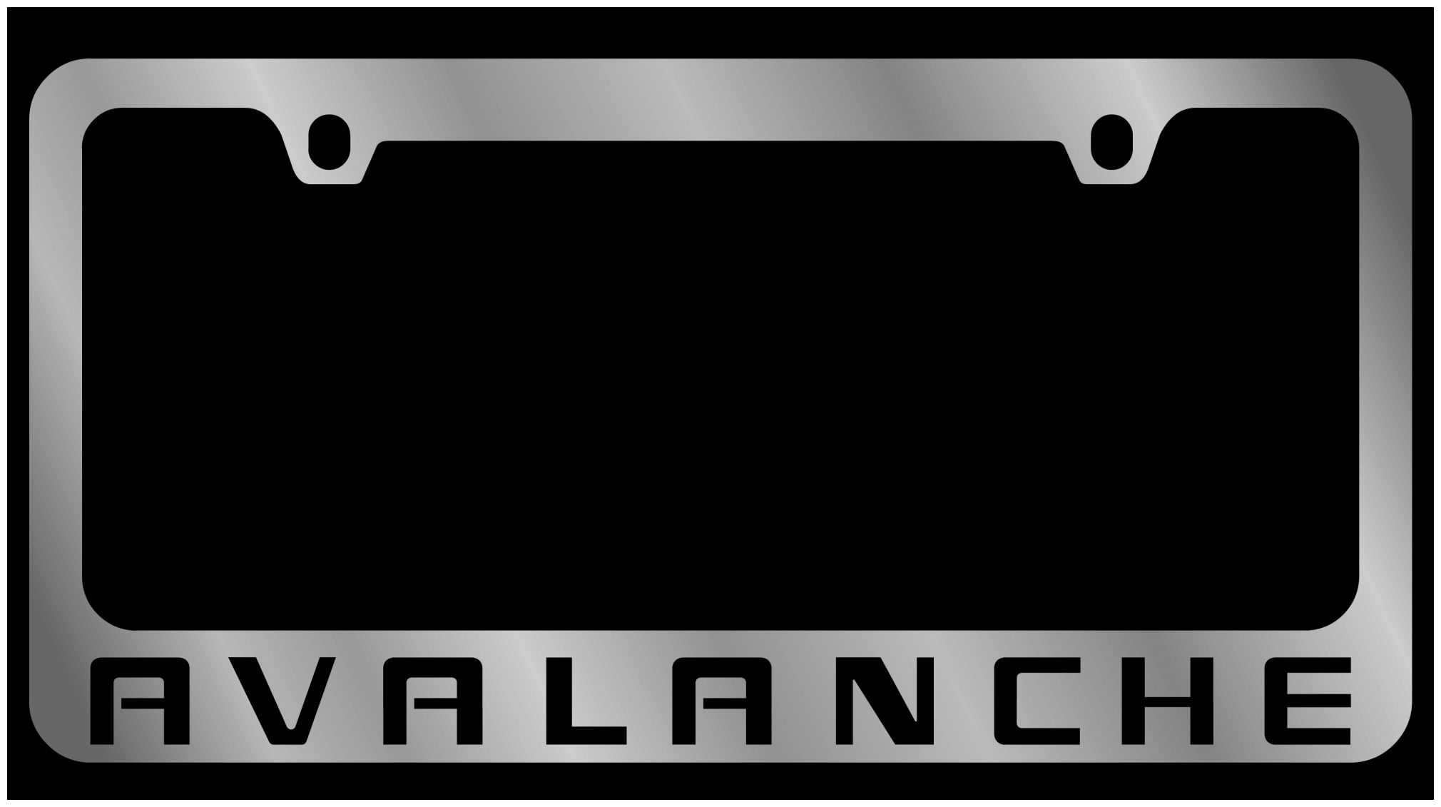 Chevrolet Avalanche License Plate Frame - Picture 3 of 4