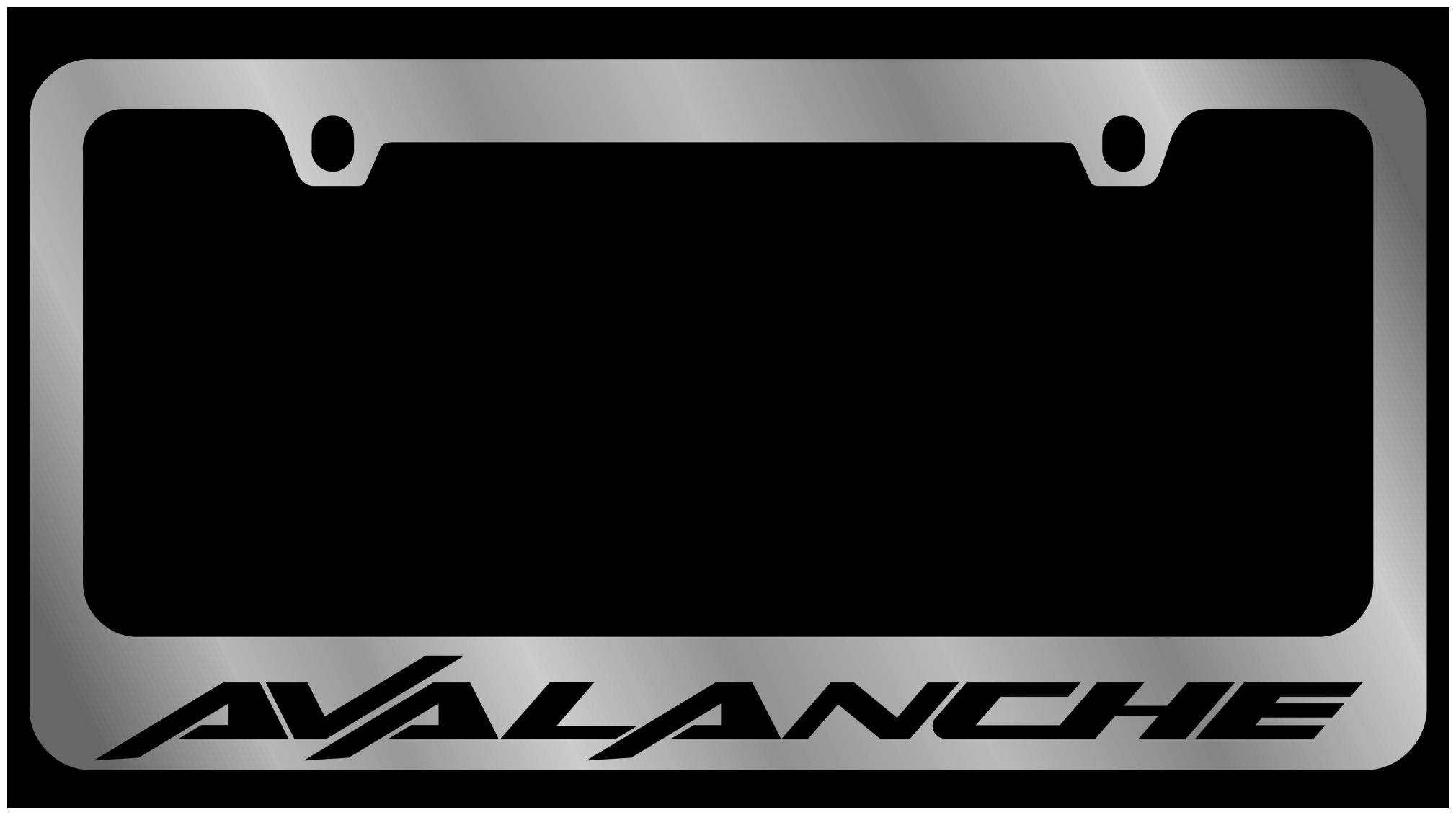 Chevrolet Avalanche License Plate Frame - Picture 4 of 4