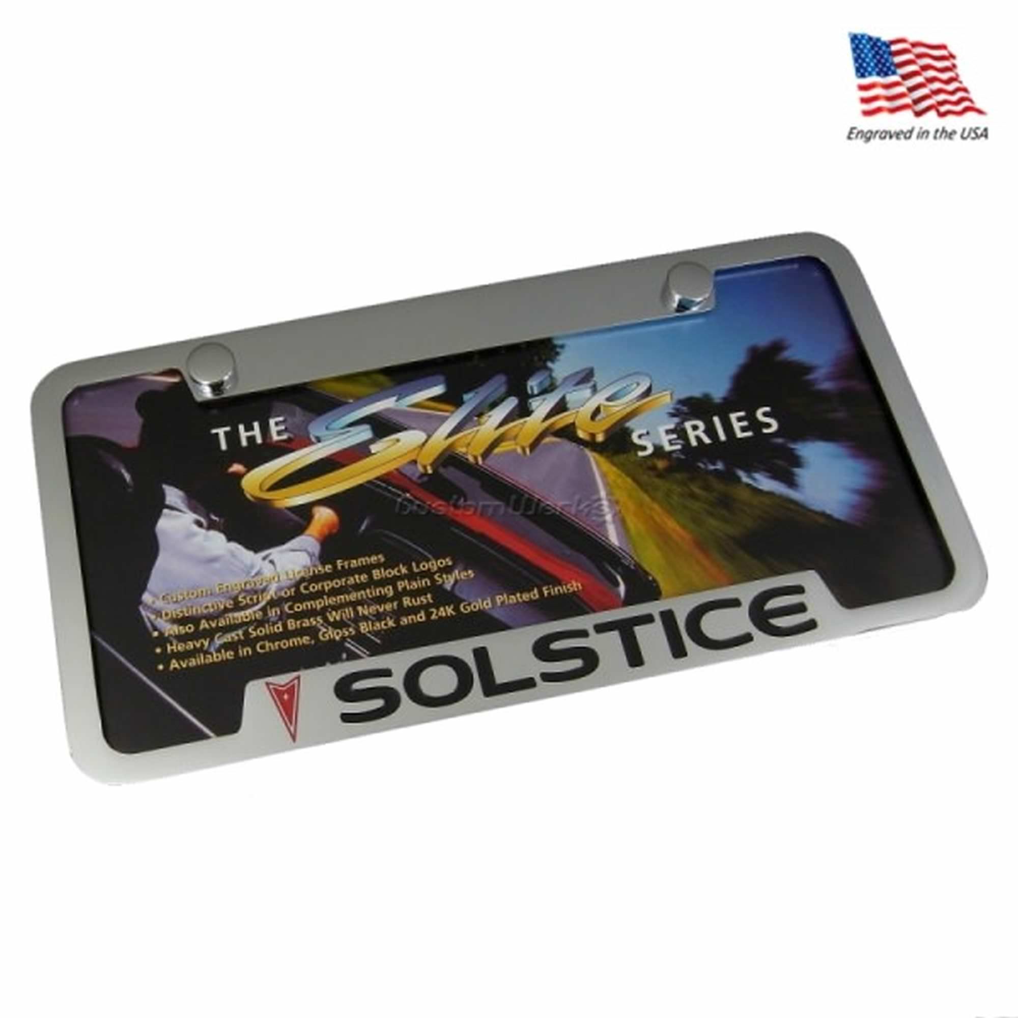 Pontiac Solstice License Plate Frame (Chrome) | eBay