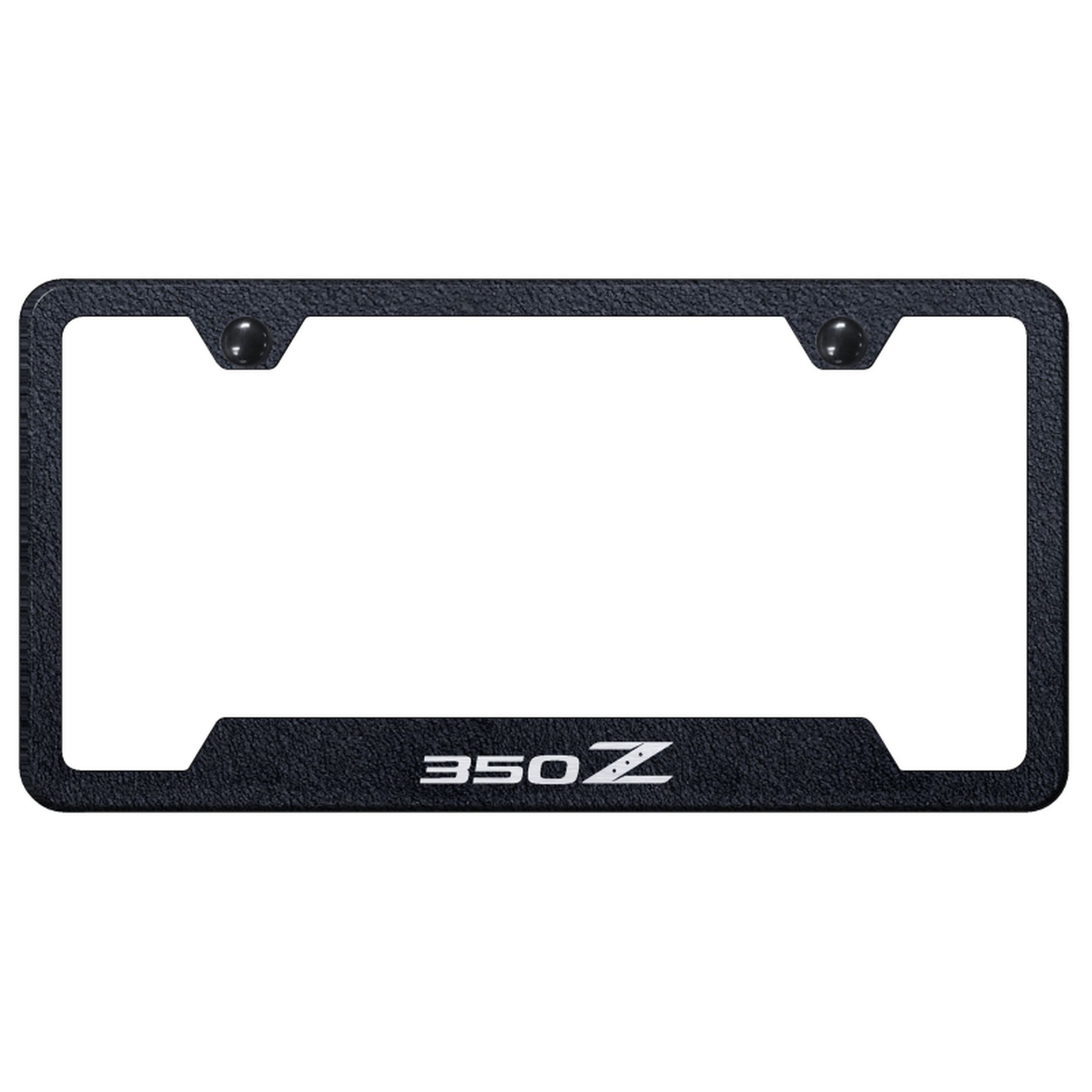 Nissan 350Z Laser Etched Logo Cut-Out License Plate Frame - Picture 10 of 12
