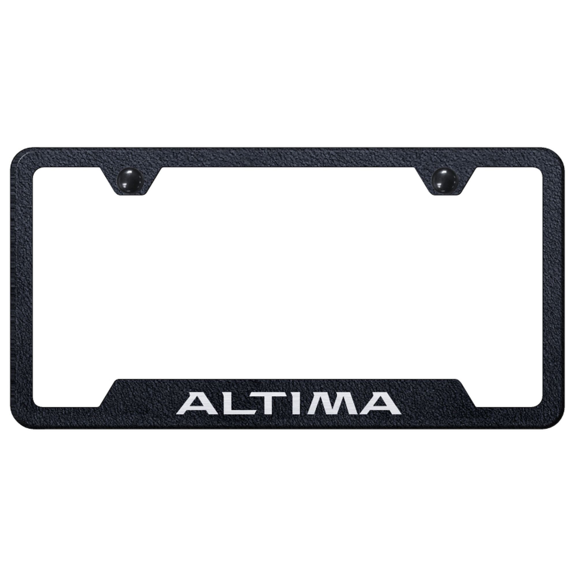 Nissan Altima Laser Etched Logo Cut-Out License Plate Frame - Picture 11 of 13