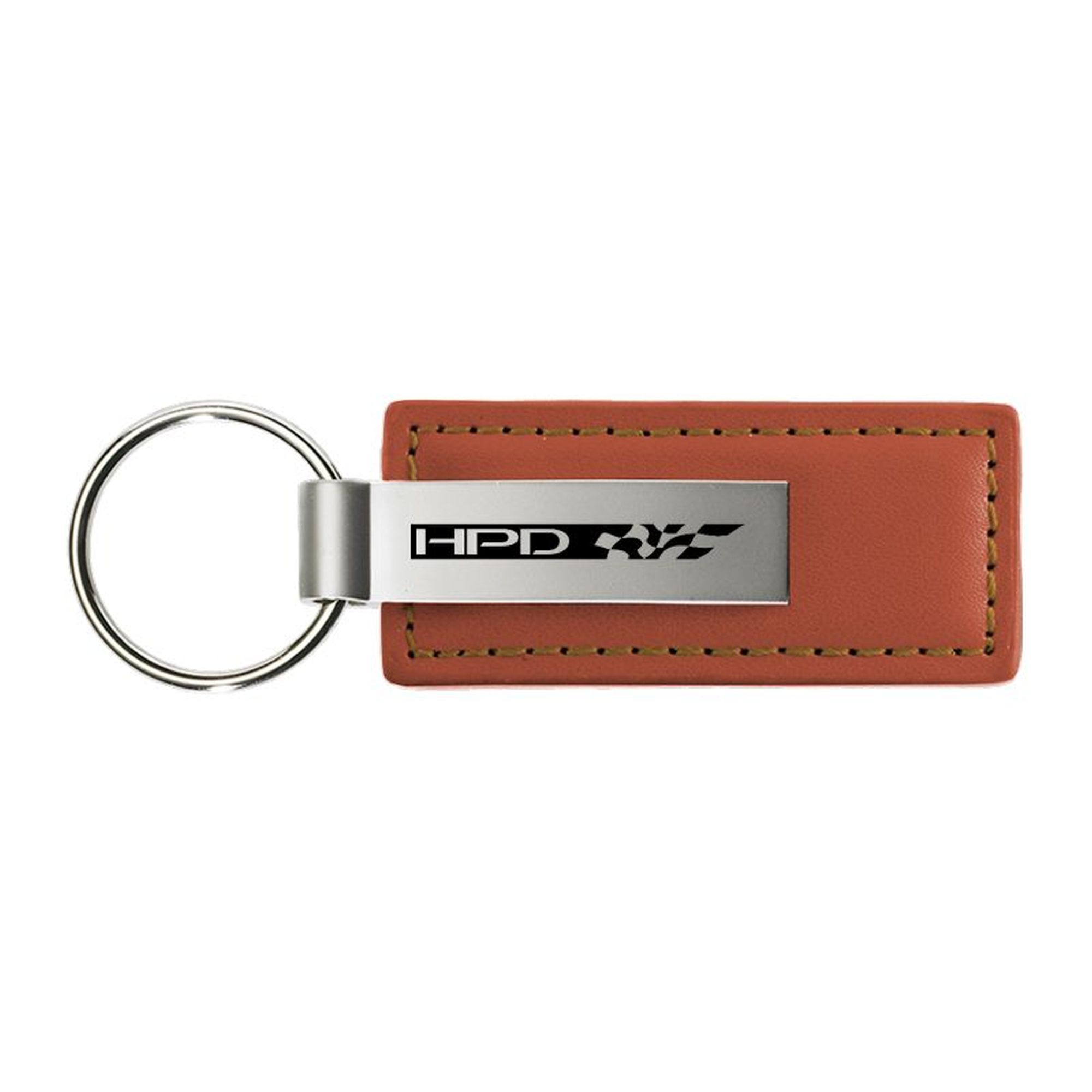 Honda HPD Rectangular Leather Key Chain - Picture 3 of 11