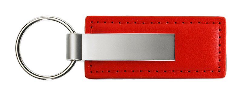 Plain Rectangular Leather Key chain - Picture 11 of 11