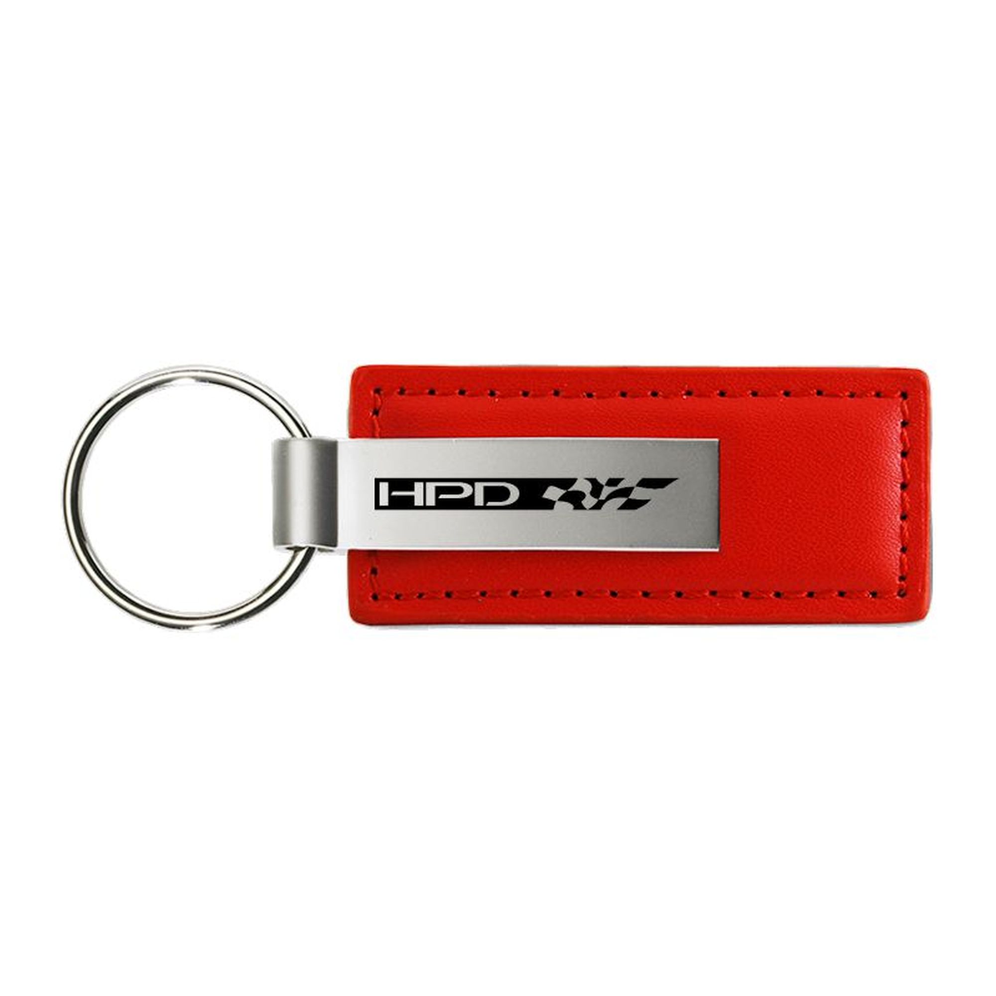 Honda HPD Rectangular Leather Key Chain - Picture 11 of 11