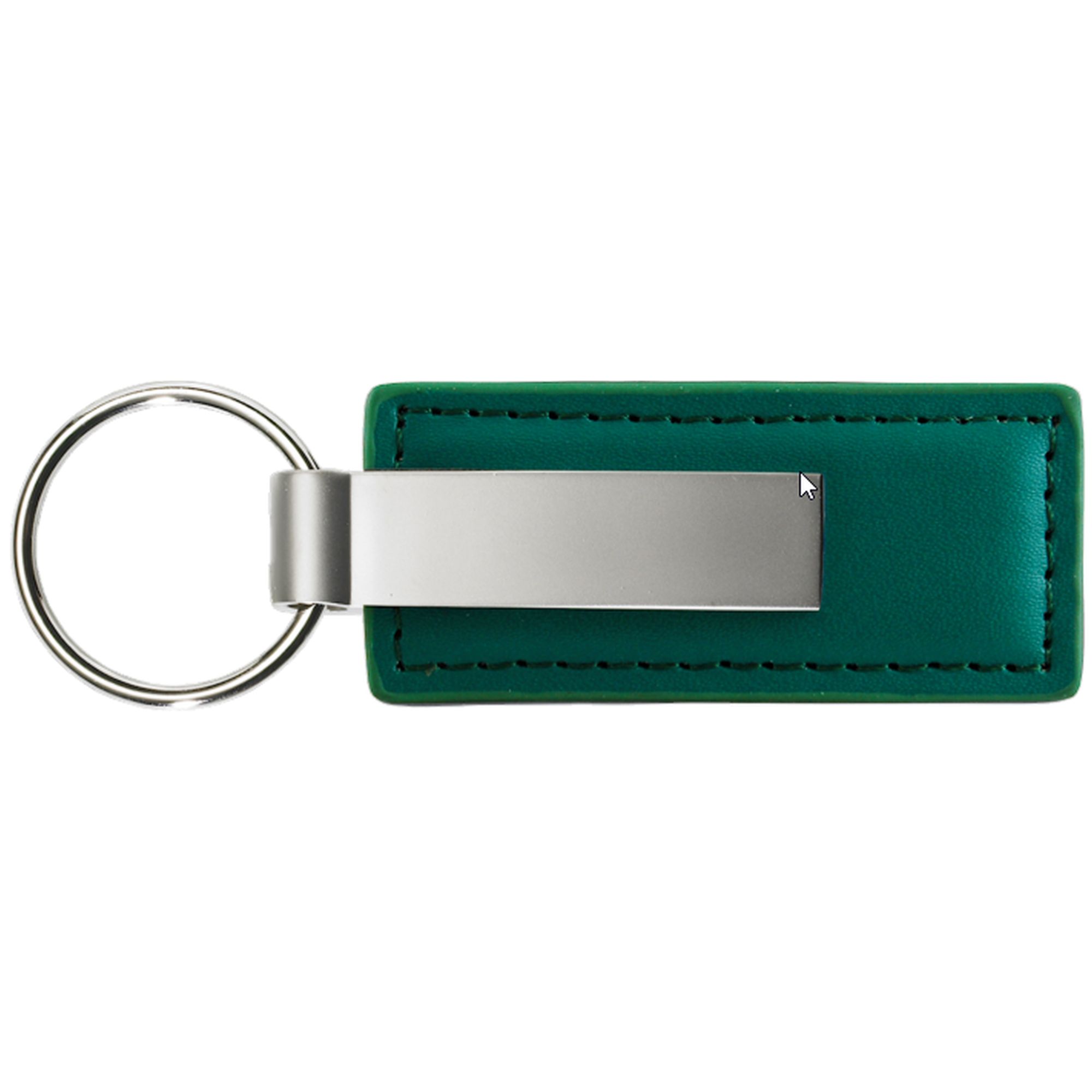 Plain Rectangular Leather Key chain - Picture 7 of 11
