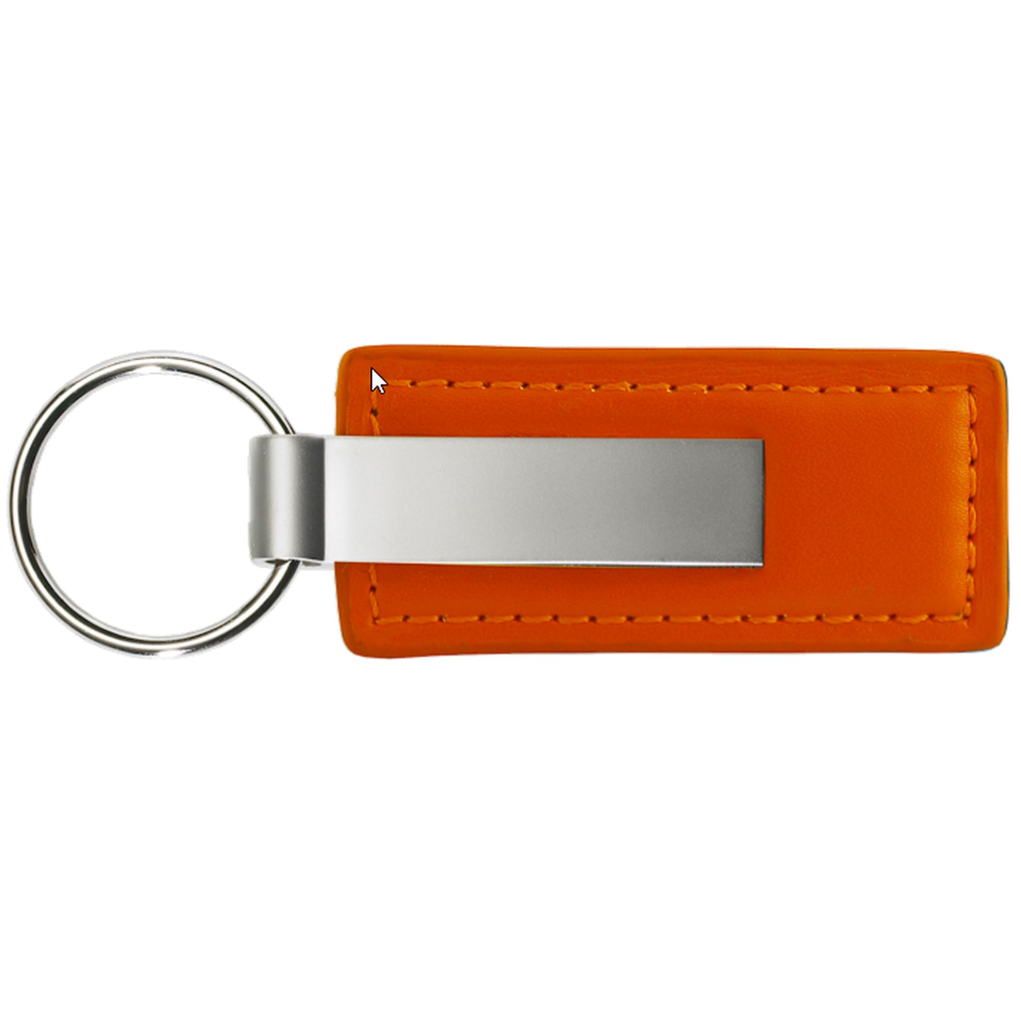 Plain Rectangular Leather Key chain - Picture 8 of 11