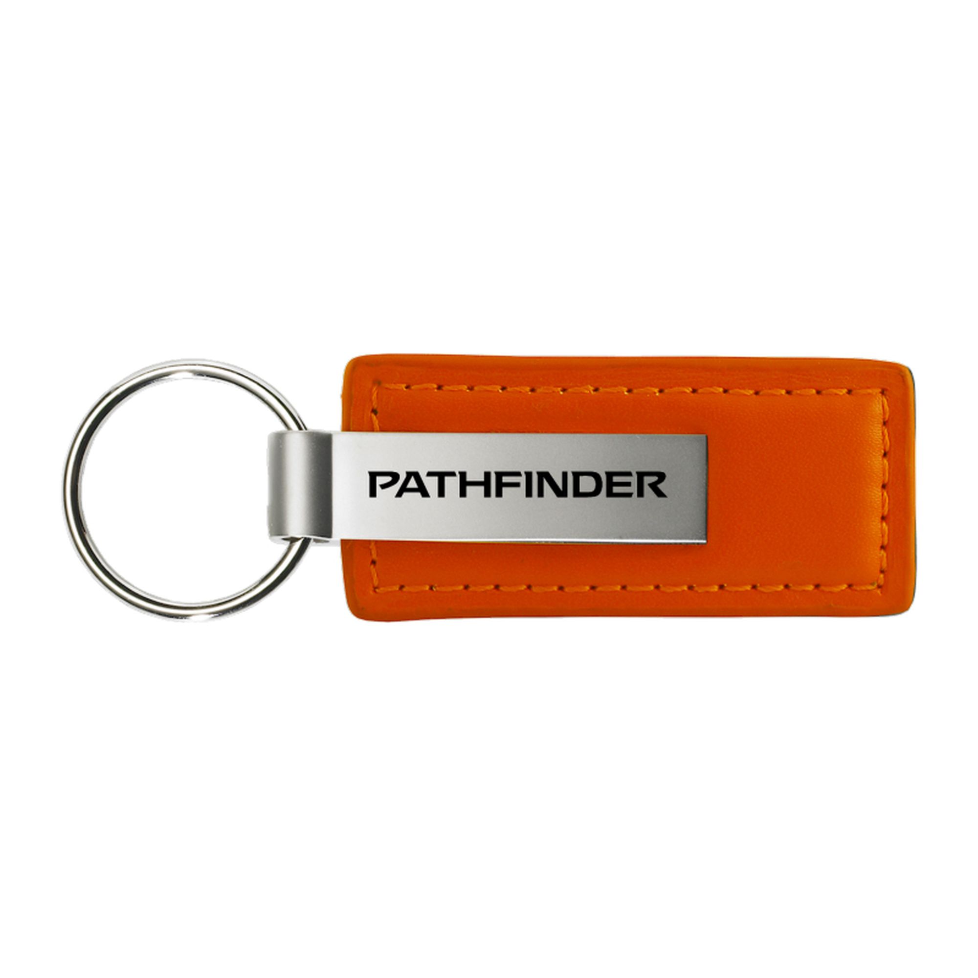 Nissan Pathfinder Rectangular Leather Key chain - Picture 7 of 10