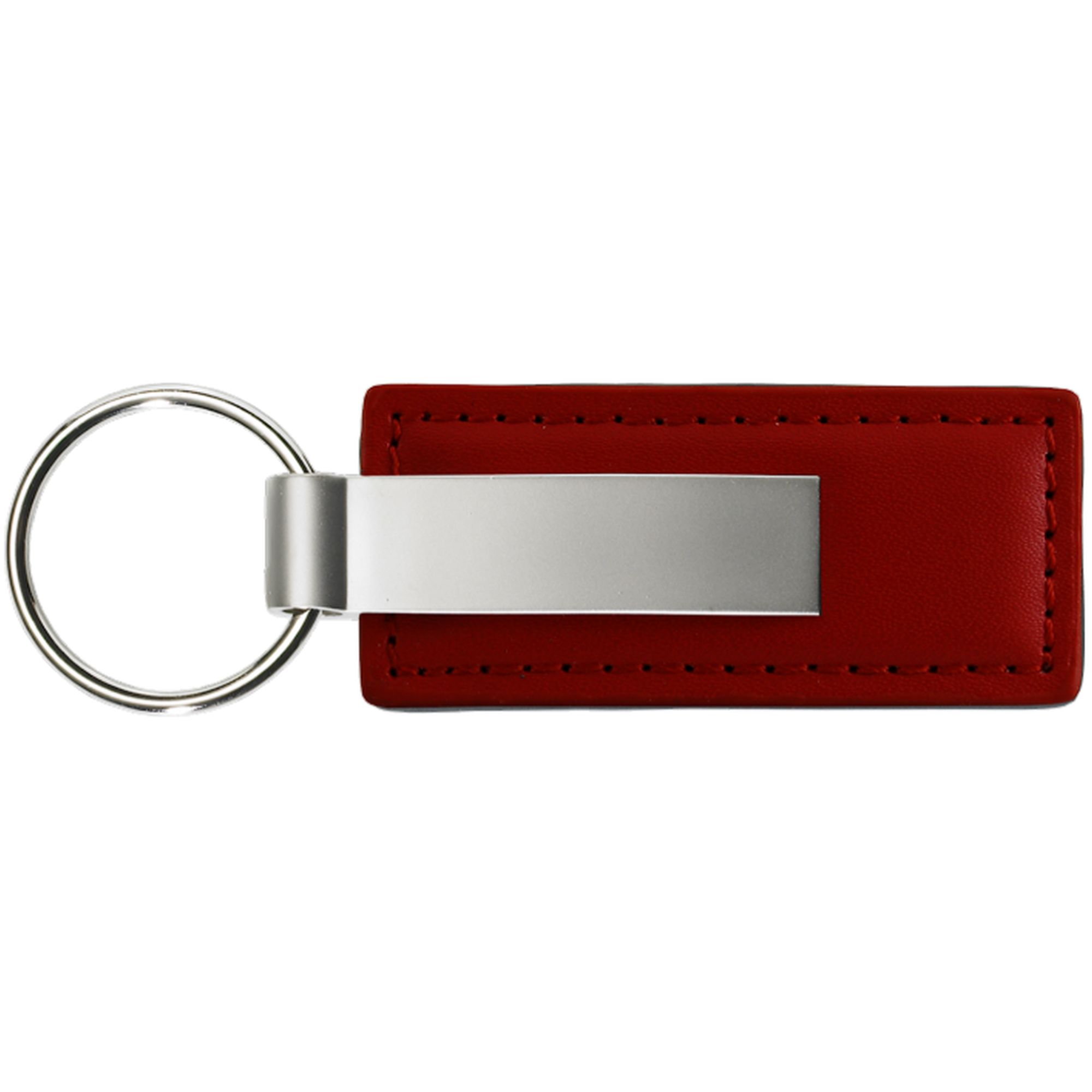 Plain Rectangular Leather Key chain - Picture 6 of 11