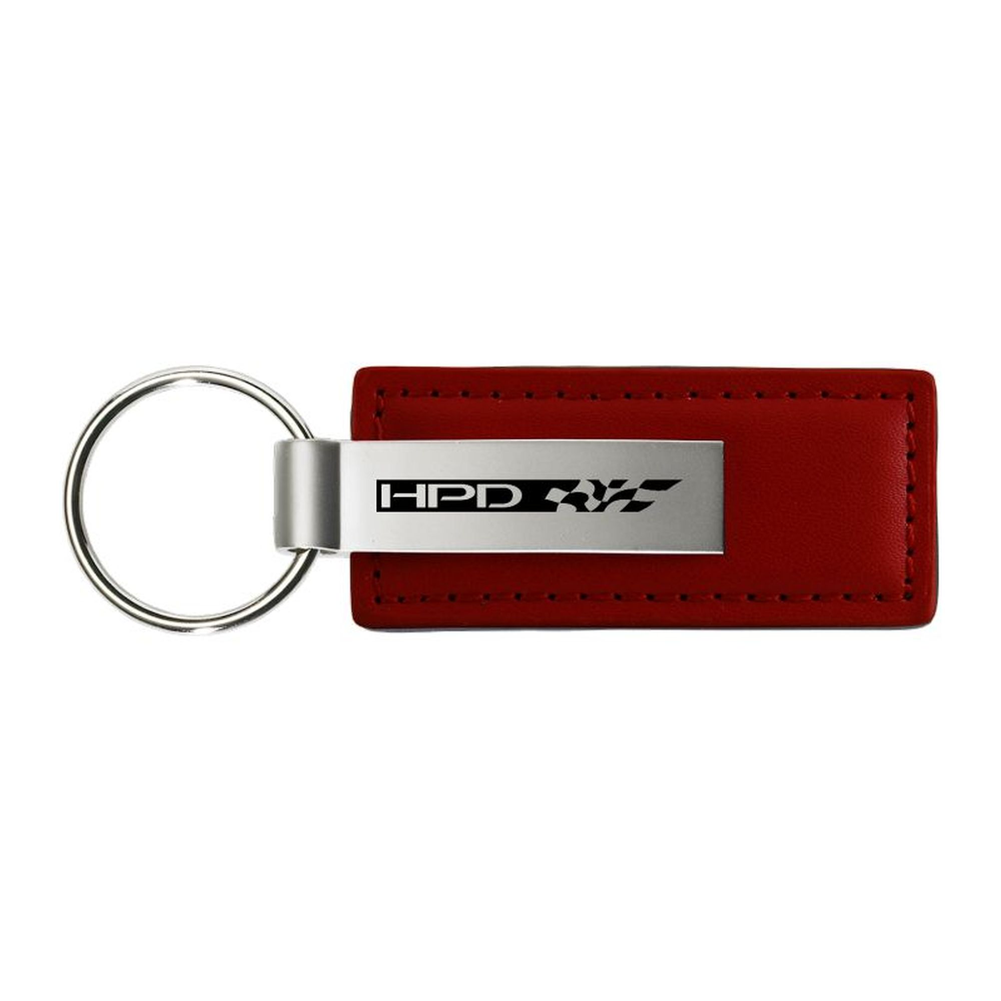Honda HPD Rectangular Leather Key Chain - Picture 4 of 11