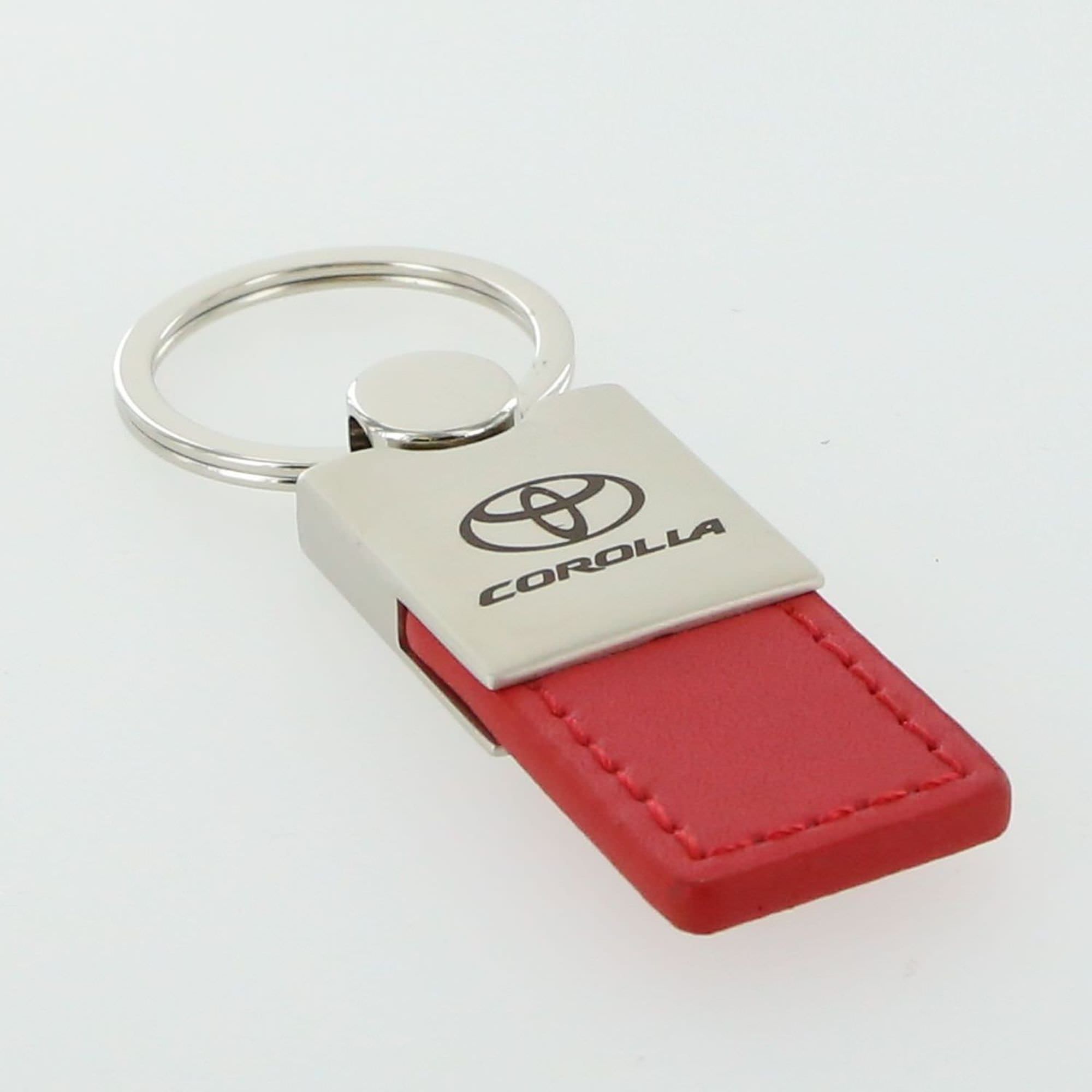 Toyota Corolla Leather Key Ring (Red) | eBay