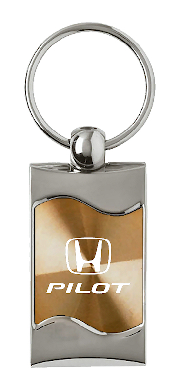Honda Pilot Rectangular Wave Key Ring - Picture 14 of 29