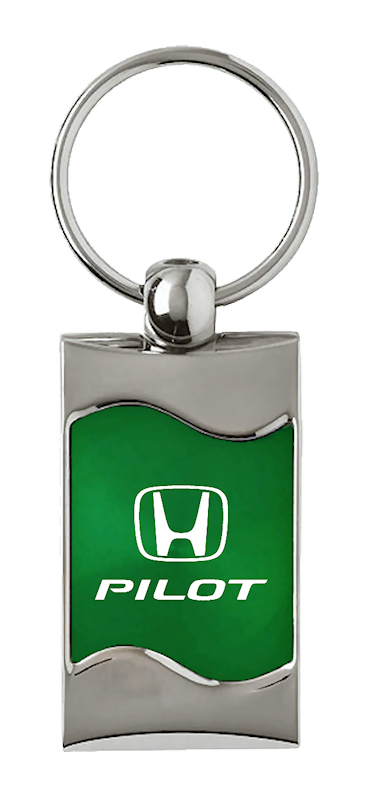 Honda Pilot Rectangular Wave Key Ring - Picture 17 of 29