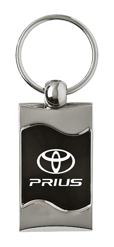 Toyota Prius Rectangular Wave Key Chain