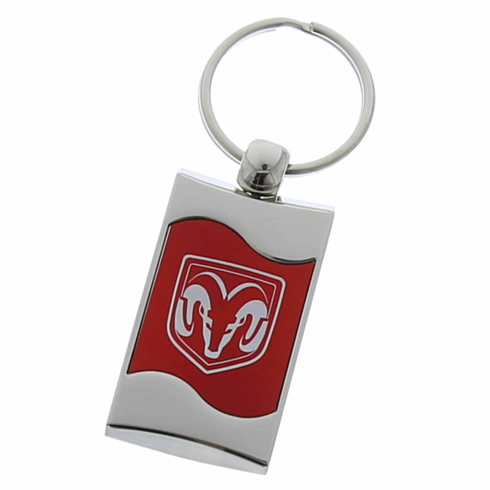 Dodge Ram Head Logo Key Ring (Blue) - Picture 2 of 2