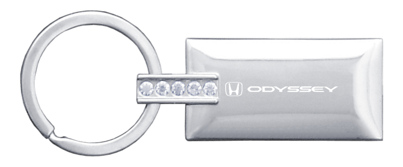 Honda Odyssey Jeweled Rectangular Key Ring - Picture 7 of 9