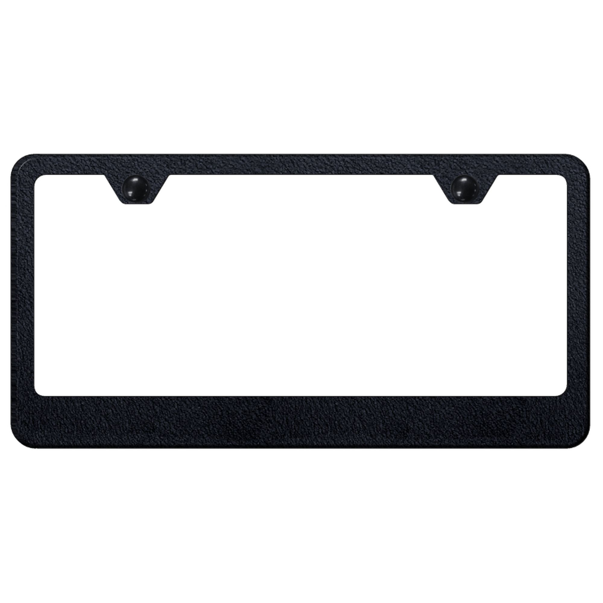 Plain Stainless Steel Wide Bottom License Plate Frame