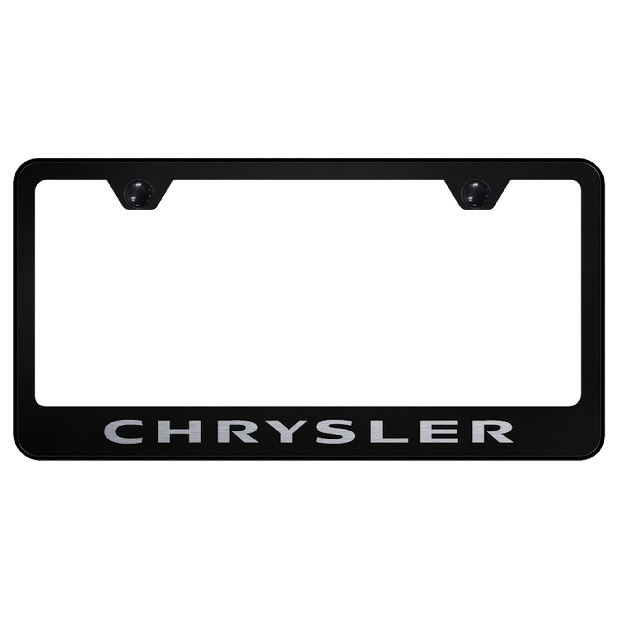 Chrysler Laser Etched Logo Stainless Steel License Plate Frame - Picture 11 of 14