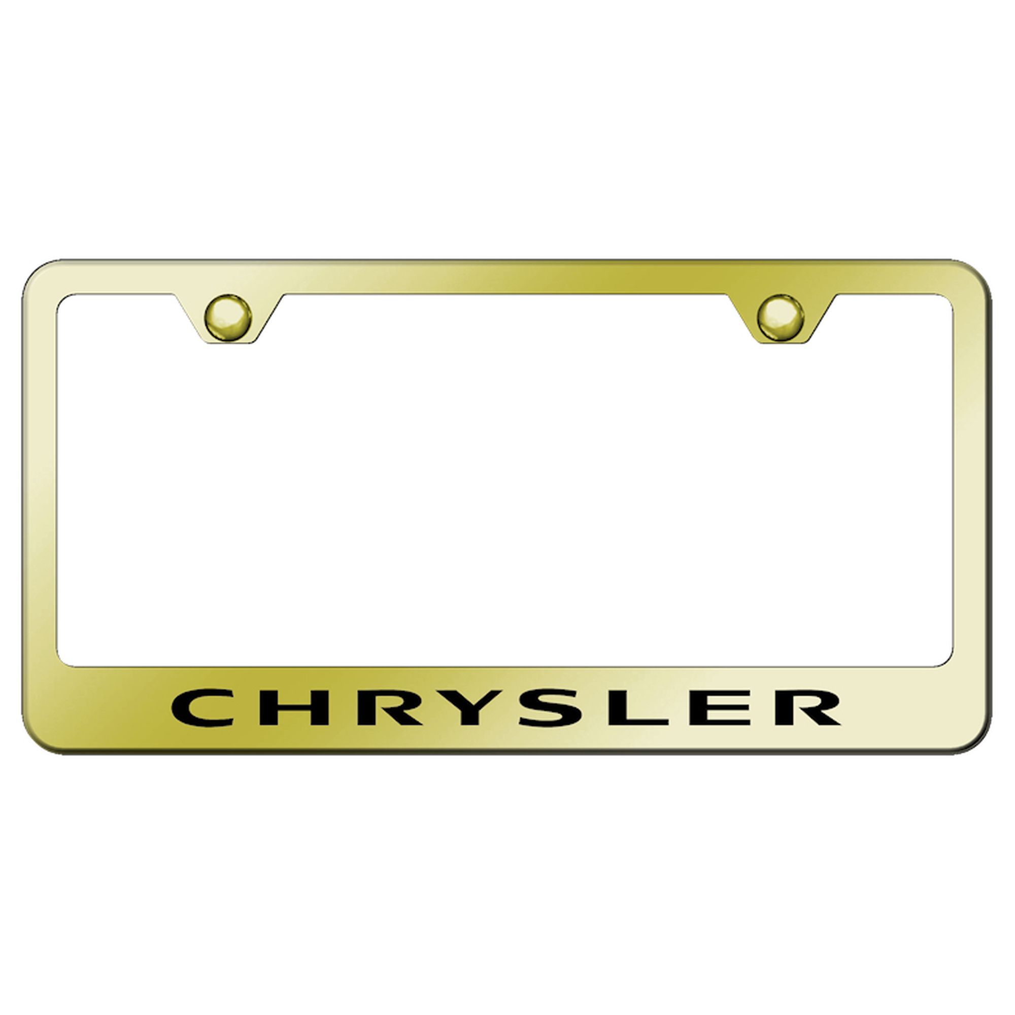Chrysler Laser Etched Logo Stainless Steel License Plate Frame - Picture 7 of 14