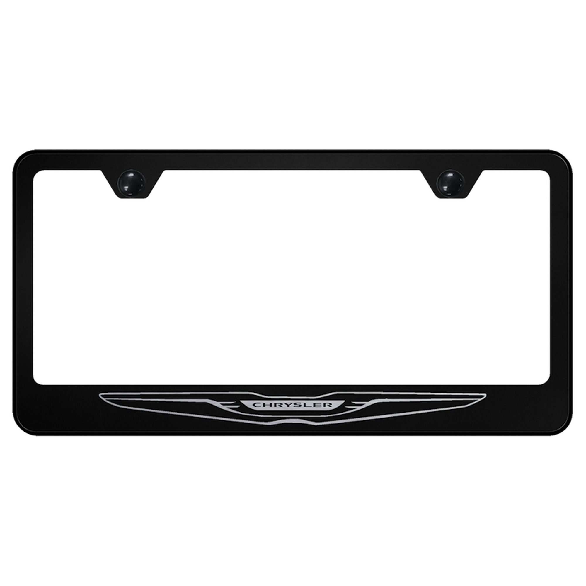 Chrysler Laser Etched Logo Stainless Steel License Plate Frame - Picture 3 of 14