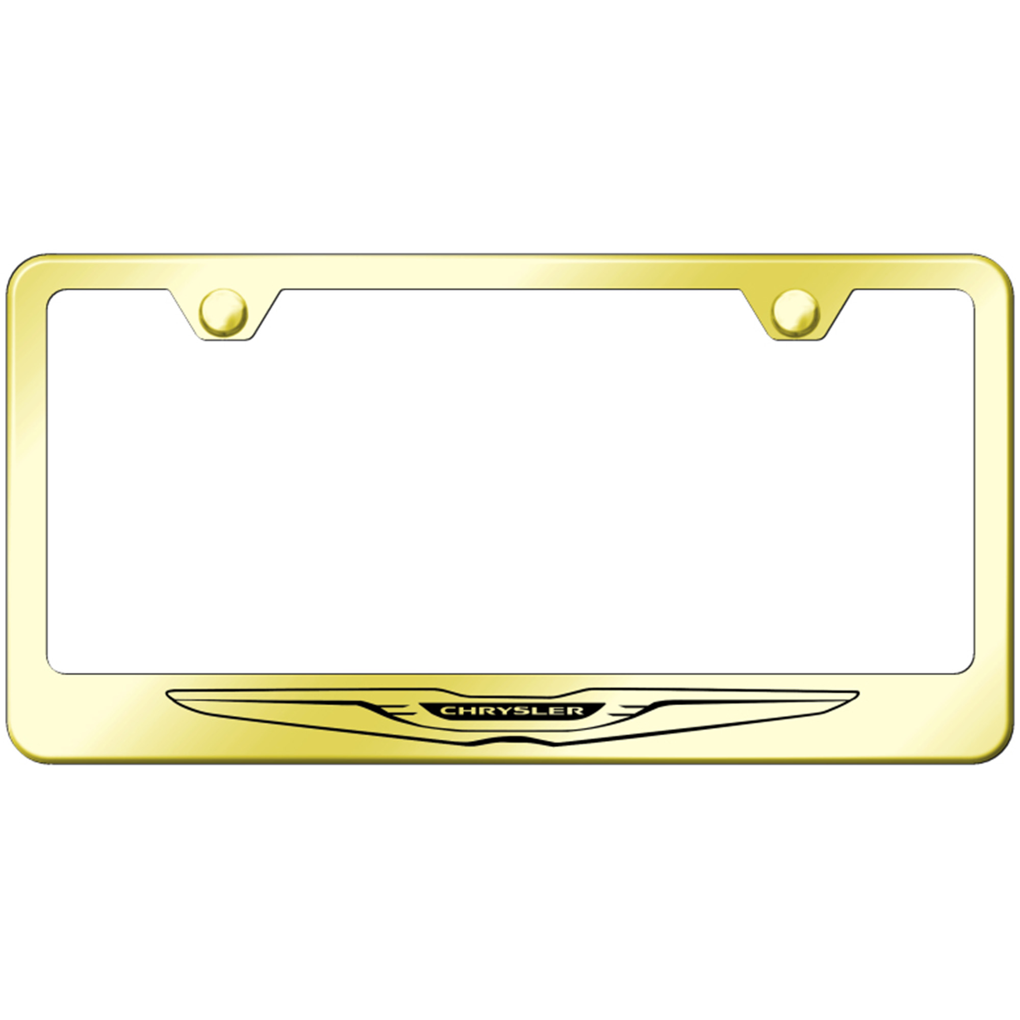 Chrysler Laser Etched Logo Stainless Steel License Plate Frame - Picture 13 of 14