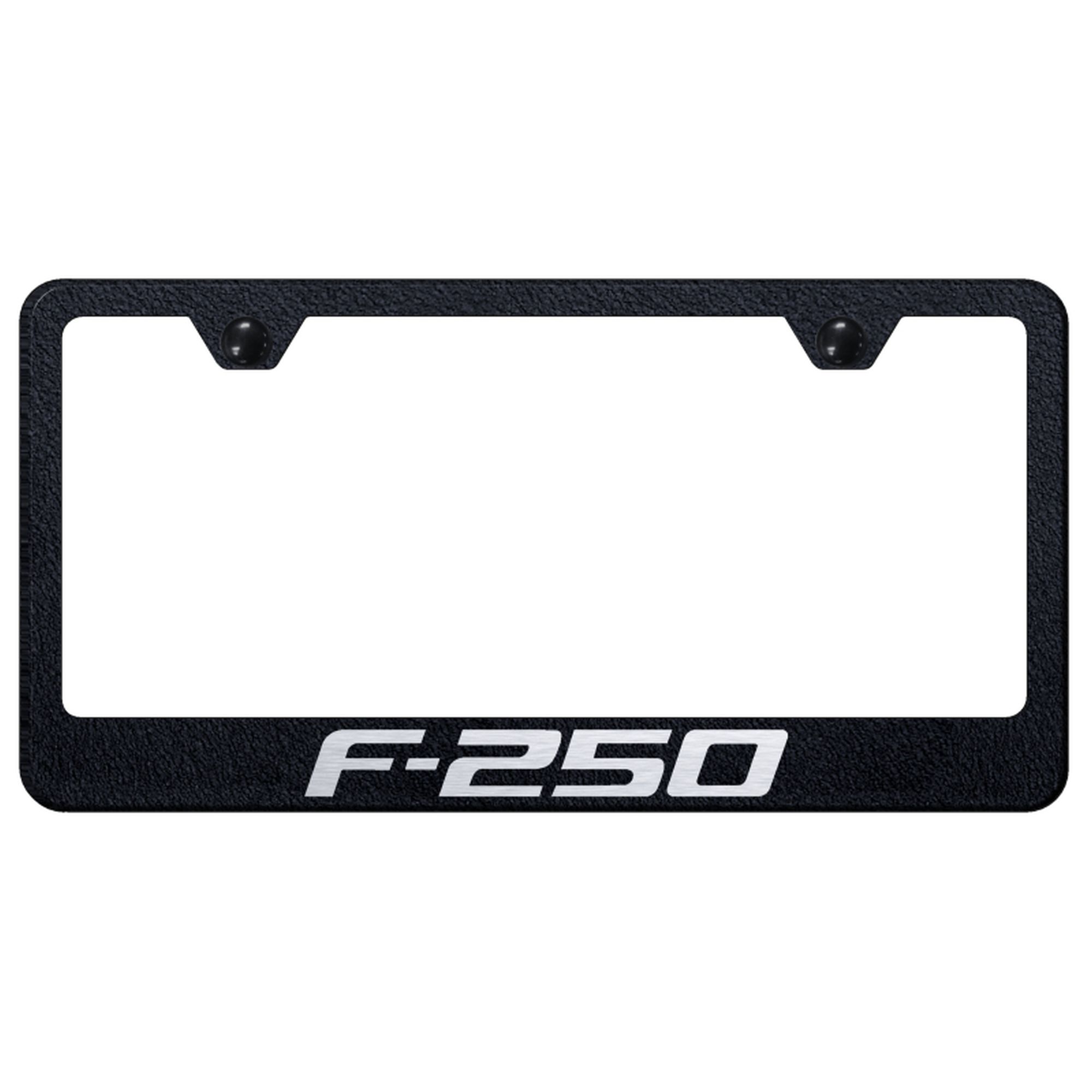 Ford F-250 Laser Etched Logo Stainless Steel License Plate Frame