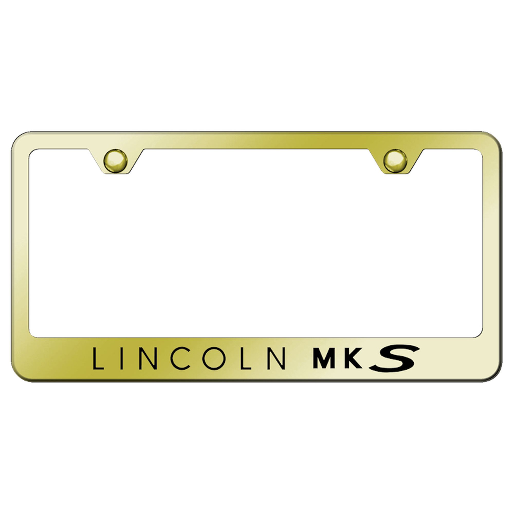 Lincoln MKS Laser Etched Logo Stainless Steel License Plate Frame - Picture 7 of 8