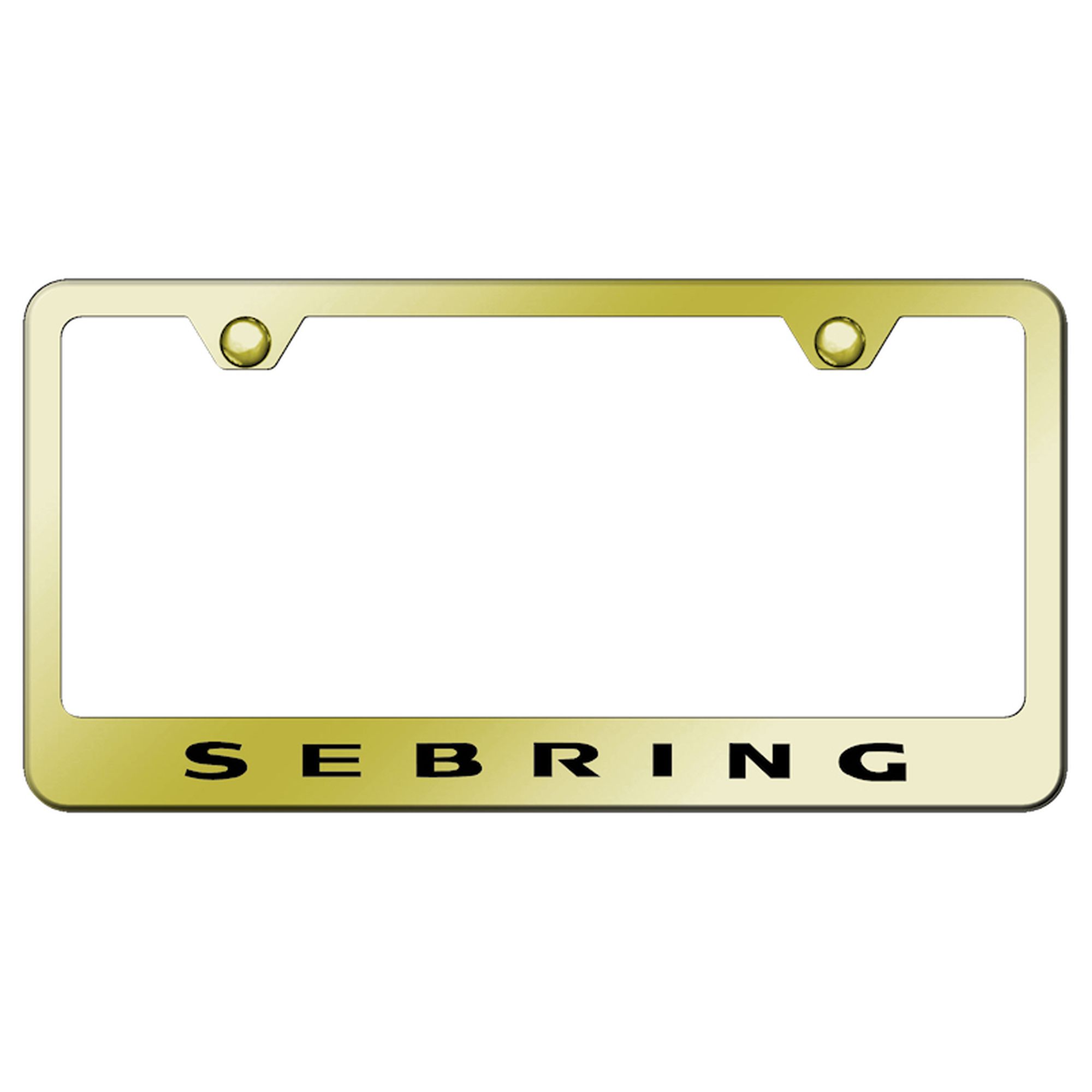 Chrysler Sebring Laser Etched Logo Stainless Steel License Plate Frame - Picture 5 of 6