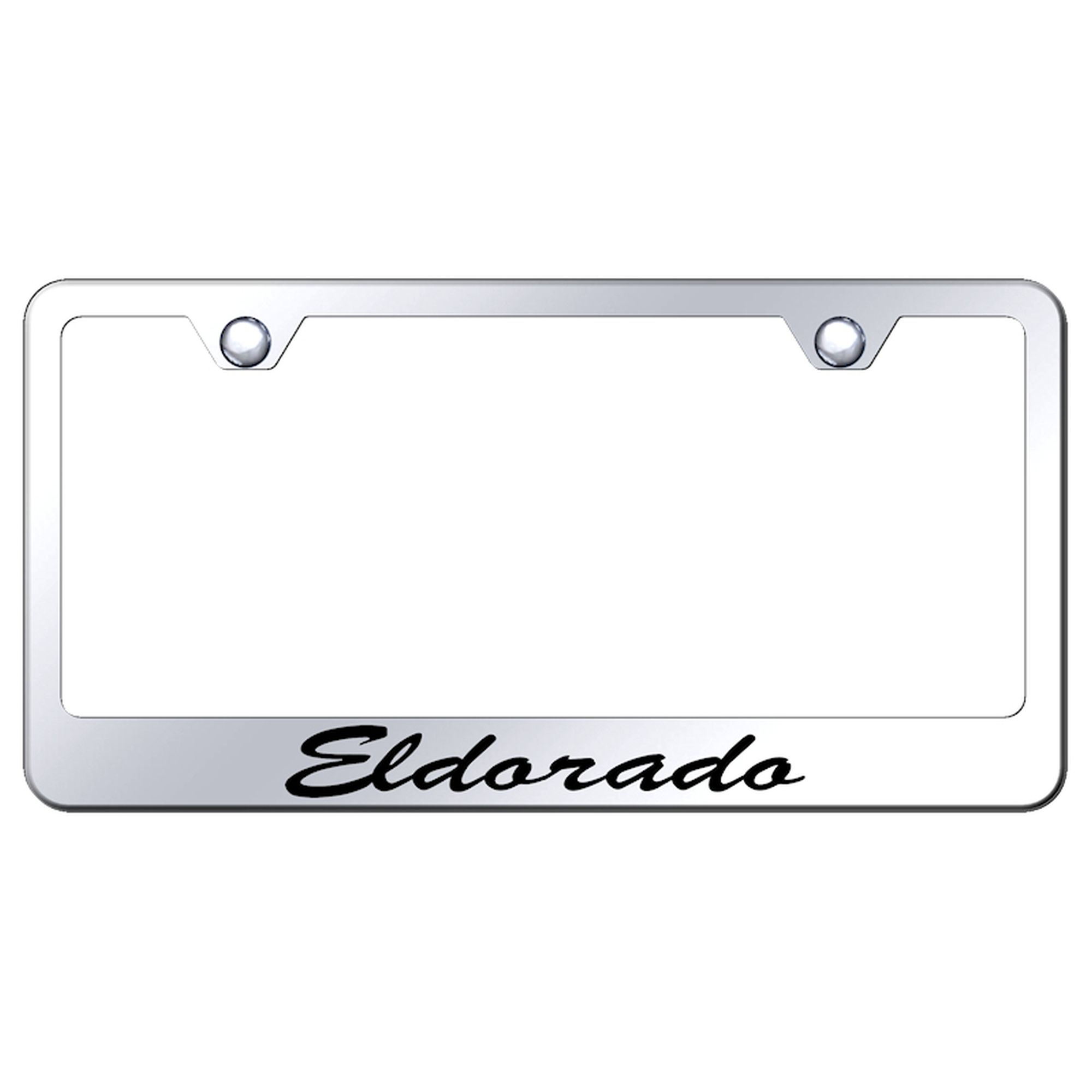 Cadilac Eldorado Laser Etched Script Stainless Steel License Plate Frame - Picture 4 of 4